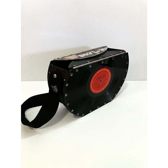 Willie & Leon Vinyl Record Album Purse One For The Road Custom Repurposed Bag - Picture 2 of 6